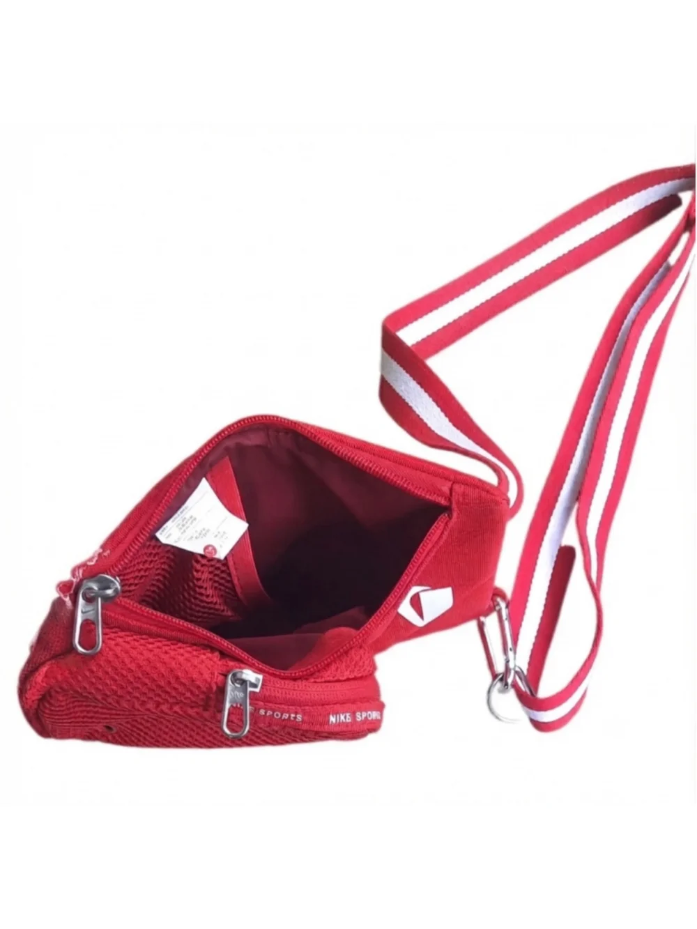 NIKE HERITAGE 2.0 CROSSBODY BAG UNISEX (BA5919 657) RED / WHITE